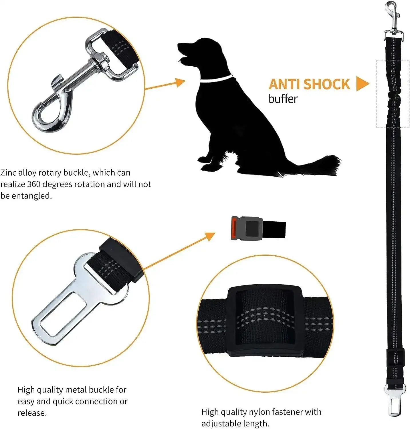 High Grade Dog Car Safety Belt