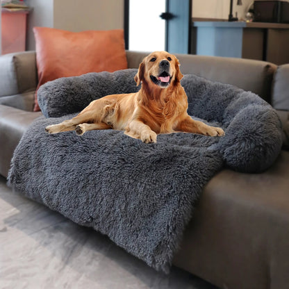 Removable Plush Dog Bed Sofa