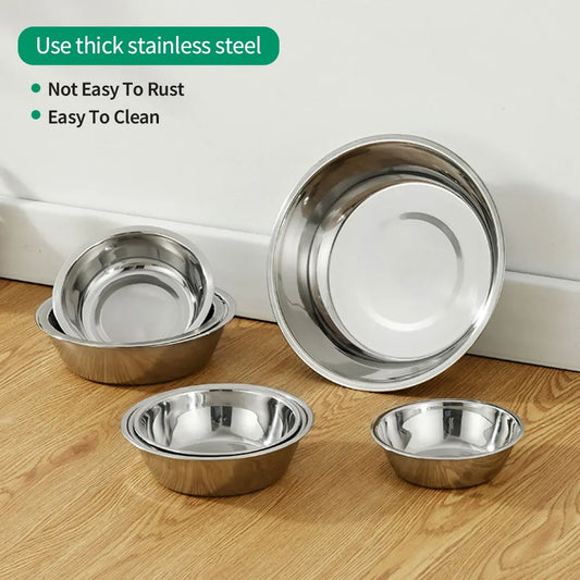 Large Capacity Stainless Steal Dog Bowls