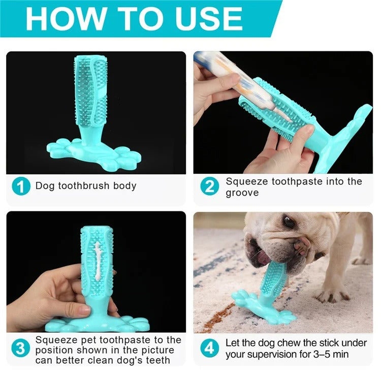 Pet Teeth Cleaning Brush Chew Toy